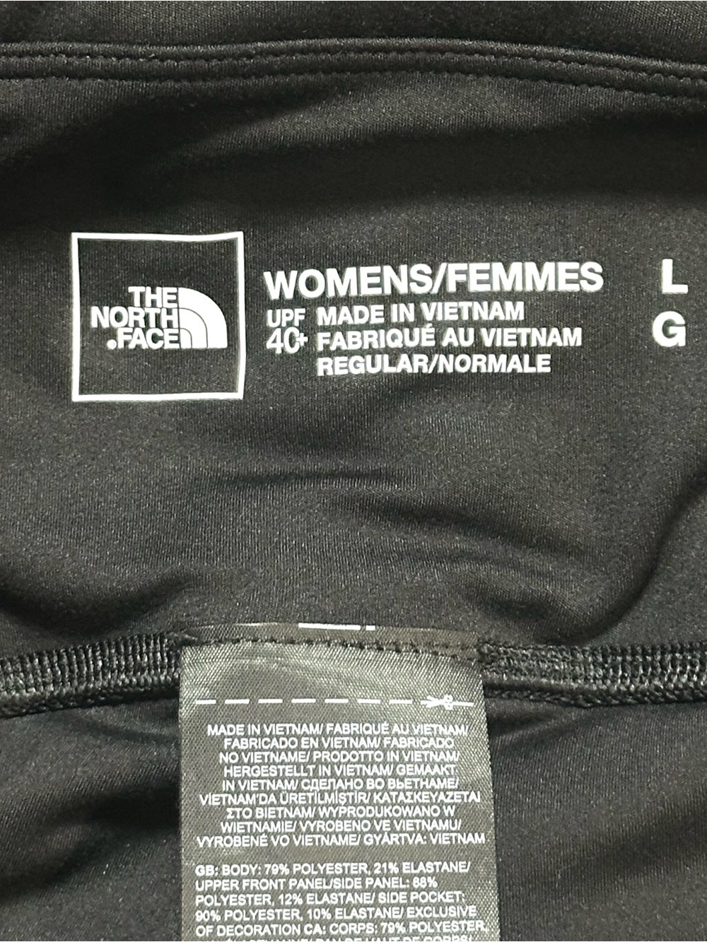 The North Face Black Ribbed High-Waist Leggings with Side Pocket - Picture 12 of 14